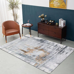 Mordern Soft Abstract Distressed Area Rugs For Living Room Bedroom Dining Room