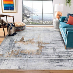 Mordern Soft Abstract Distressed Area Rugs For Living Room Bedroom Dining Room