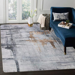 Mordern Soft Abstract Distressed Area Rugs For Living Room Bedroom Dining Room