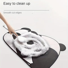 Absorbent Diatom Mud Kitchen Rug Non-slip Soft Rubber Backing Mat