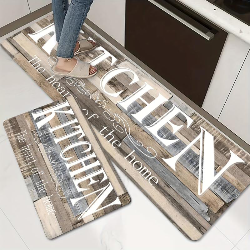 Non Slip Kitchen Rug Printed Floor Mat Indoor Outdoor Home Room Decor