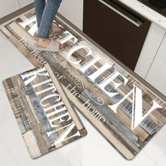 Non Slip Kitchen Rug Printed Floor Mat Indoor Outdoor Home Room Decor