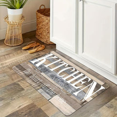 Non Slip Kitchen Rug Printed Floor Mat Indoor Outdoor Home Room Decor