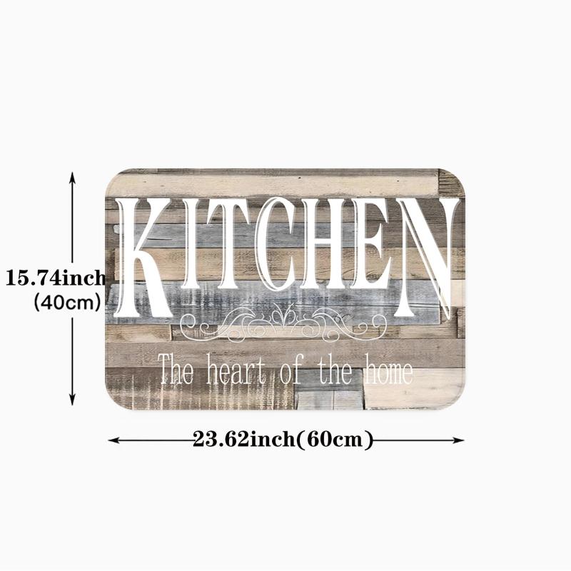 Non Slip Kitchen Rug Printed Floor Mat Indoor Outdoor Home Room Decor