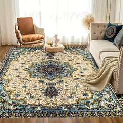 Vintage Persian Floral Area Rug Washable Anti Skid Living Room Carpet
