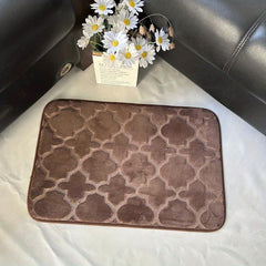 Soft Memory Foam Bath Rug - Quick Drying, Non Slip Shower Carpet