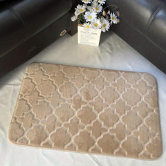 Soft Memory Foam Bath Rug - Quick Drying, Non Slip Shower Carpet