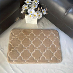 Soft Memory Foam Bath Rug - Quick Drying, Non Slip Shower Carpet