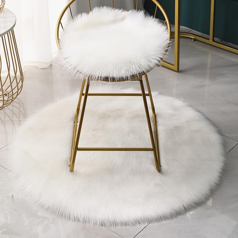 Soft Plush Faux Fur Rug for Living Room Bedroom Sofa