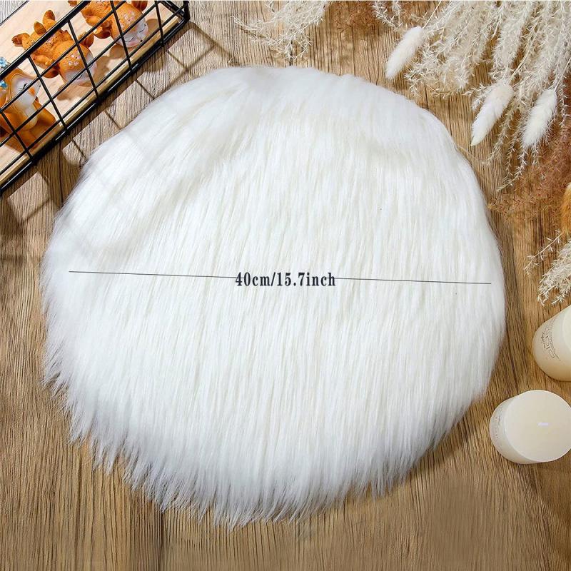 Soft Plush Faux Fur Rug for Living Room Bedroom Sofa