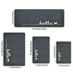 1 Pc Waterproof Non Slip Kitchen Rug Set