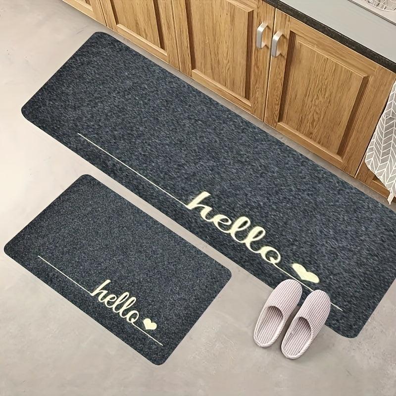 1 Pc Waterproof Non Slip Kitchen Rug Set