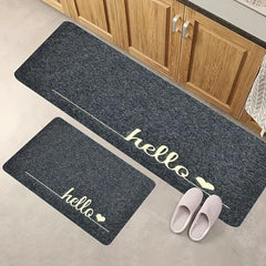 1 Pc Waterproof Non Slip Kitchen Rug Set