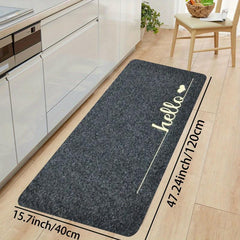 1 Pc Waterproof Non Slip Kitchen Rug Set