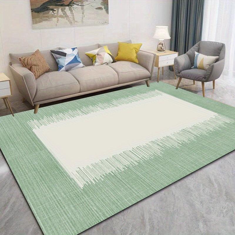 Modern Geometric Area Rugs Soft Crystal Velvet Carpet Anti-slip Bottom