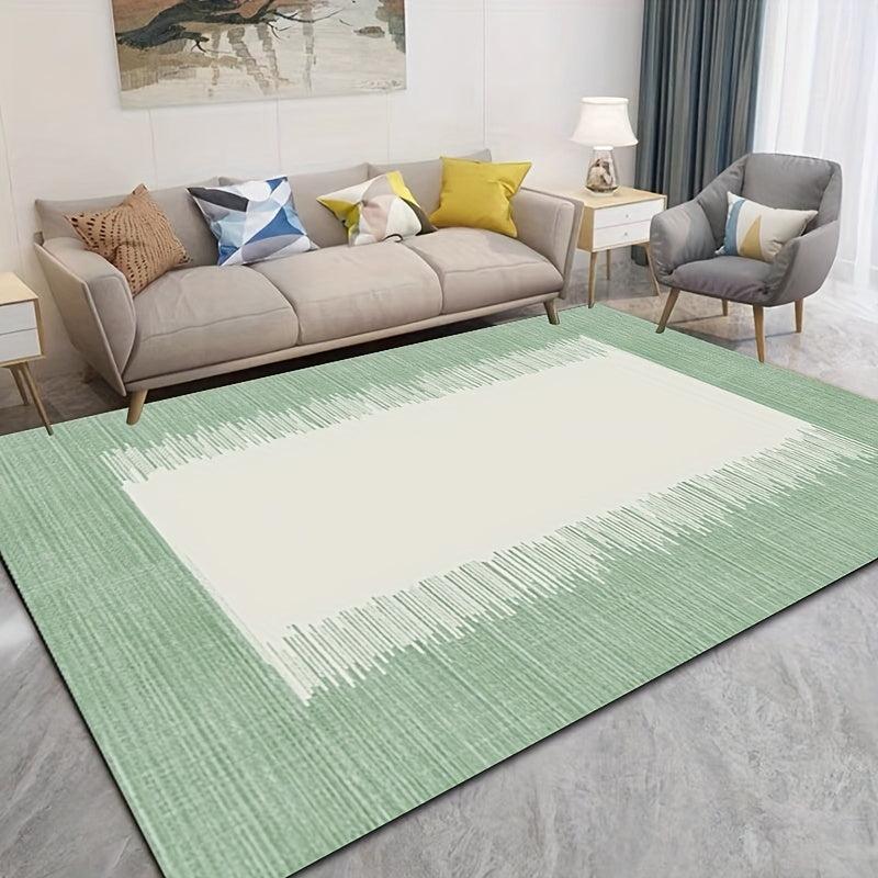 Modern Geometric Area Rugs Soft Crystal Velvet Carpet Anti-slip Bottom