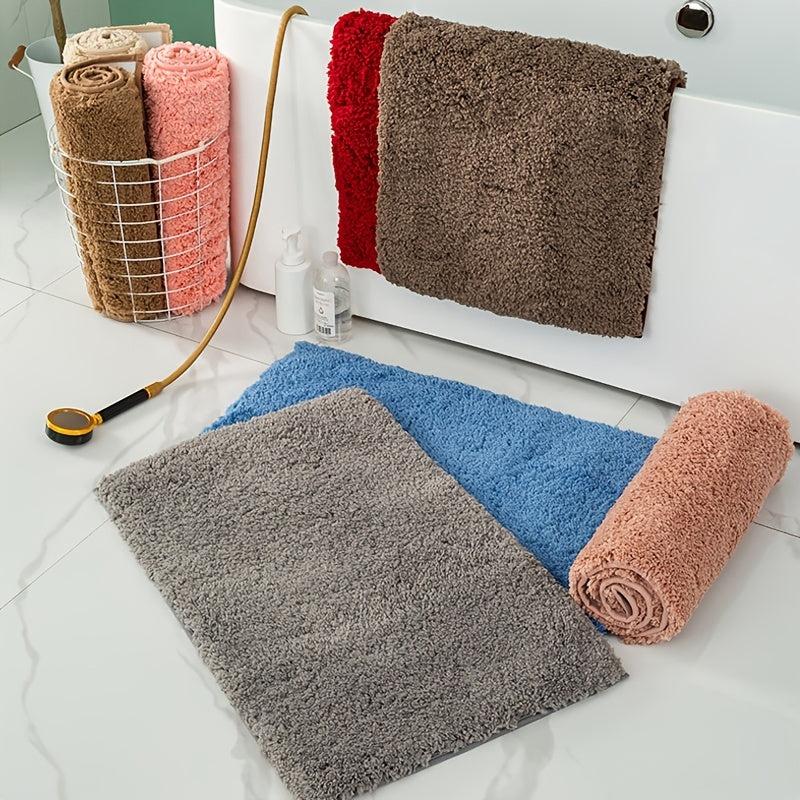 Soft Fluffy Bathroom Mat Non Slip Plush Bath Rug