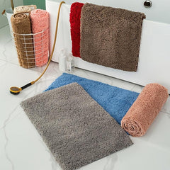 Soft Fluffy Bathroom Mat Non Slip Plush Bath Rug