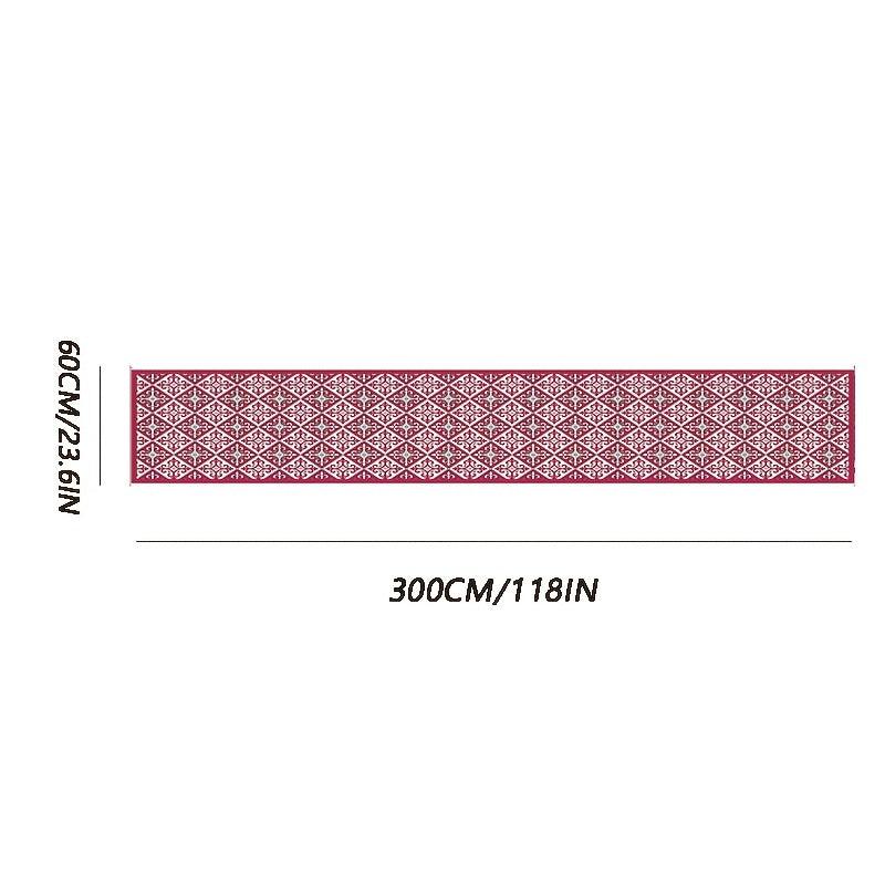 Moroccan Art Extra Long Corridor Rug Bohemian Floor Mat