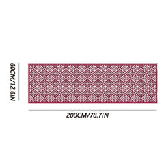 Moroccan Art Extra Long Corridor Rug Bohemian Floor Mat