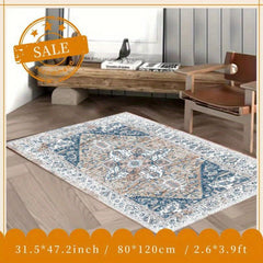 Persian Vintage Boho Medallion Distressed Area Rug