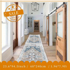 Persian Vintage Boho Medallion Distressed Area Rug