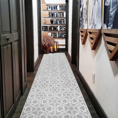 Modern Geometric 2'X10' Runner Rug Stain Resistant Soft Non Slip Kitchen Mat