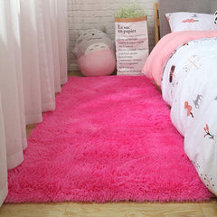 Soft Plush Nursery Carpet Modern Fluffy Bedroom Rug