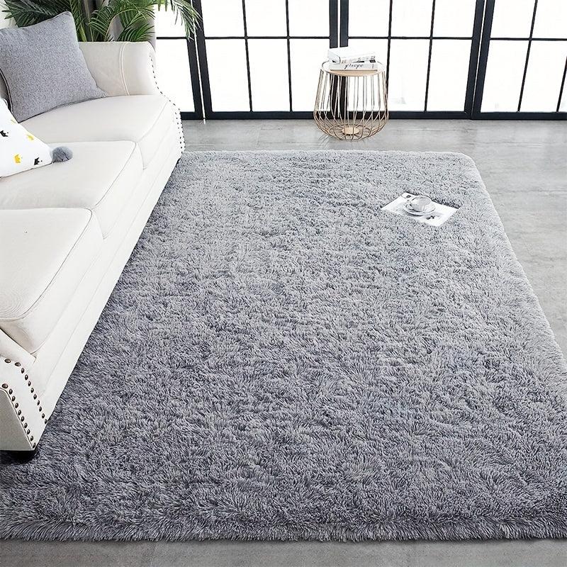 Soft Plush Furry Area Rug for Bedroom Living Room