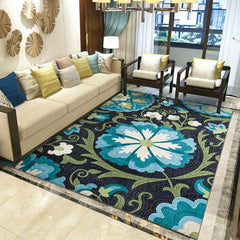 Modern Crystal Velvet Floor Mat Non Slip Waterproof Doormat