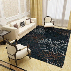 Modern Crystal Velvet Floor Mat Non Slip Waterproof Doormat