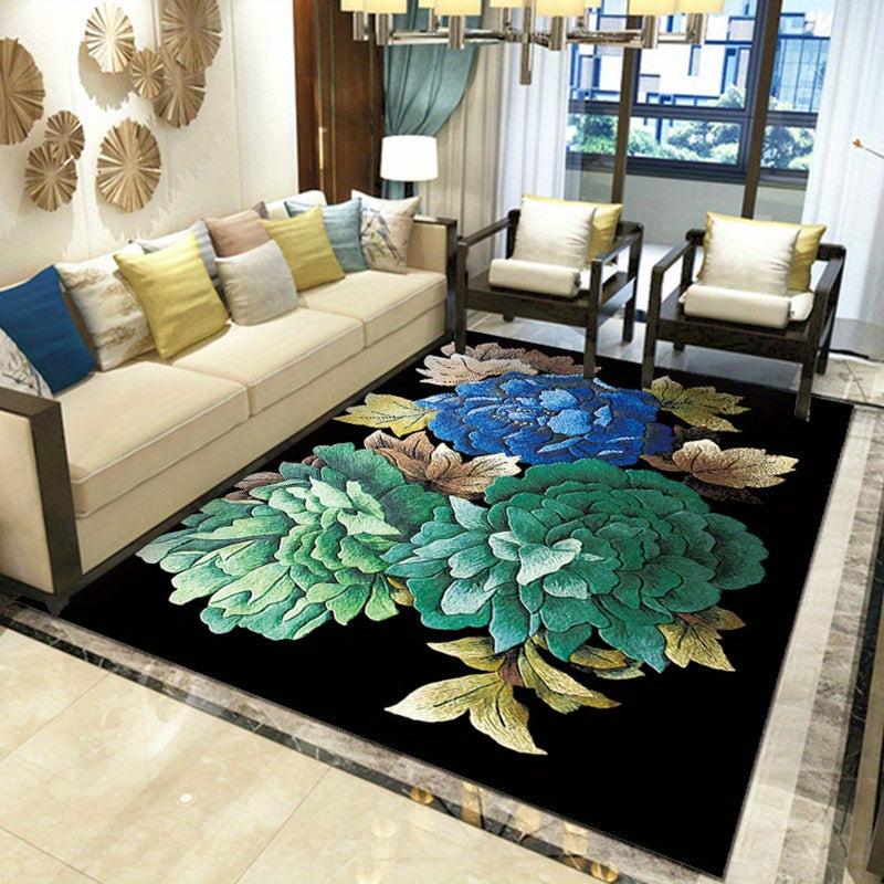 Modern Crystal Velvet Floor Mat Non Slip Waterproof Doormat