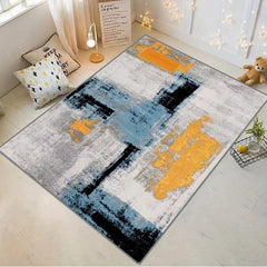 Nordic Abstract Ink Pattern Floor Mat for Home Decor