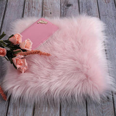 Soft Faux Fur Seat Cover for Living Room and Bedroom Shaggy Fur Rug