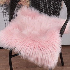 Soft Faux Fur Seat Cover for Living Room and Bedroom Shaggy Fur Rug