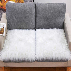 Soft Faux Fur Seat Cover for Living Room and Bedroom Shaggy Fur Rug