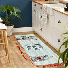 Anti Fatigue Kitchen Mat Slip Resistant Polyester Carpet Absorbent Bath Foam Mat