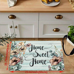 Anti Fatigue Kitchen Mat Slip Resistant Polyester Carpet Absorbent Bath Foam Mat