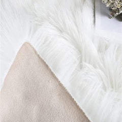 Soft Faux Fur Rug Washable Fluffy Area Rug for Living Room Bedroom Nursery Decor