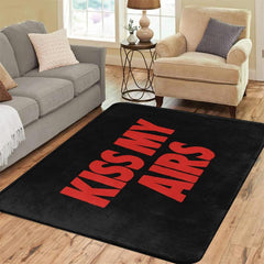 Gothic Kiss My Airs Door Mat Thick Bathroom Carpet 39x59inch