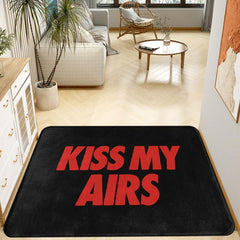 Gothic Kiss My Airs Door Mat Thick Bathroom Carpet 39x59inch