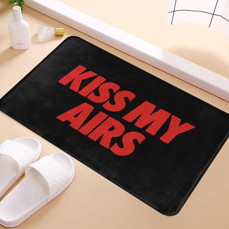 Gothic Kiss My Airs Door Mat Thick Bathroom Carpet 39x59inch