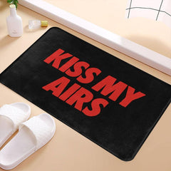 Gothic Kiss My Airs Door Mat Thick Bathroom Carpet 39x59inch
