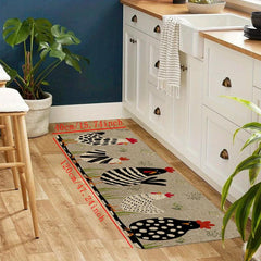 Chicken Kitchen Floor Mat Non-slip Waterproof Doormat