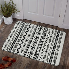 Boho Geometric Washable Area Rug Non Slip Soft Floor Carpet for Bedrooms