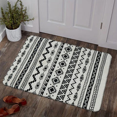 Boho Geometric Washable Area Rug Non Slip Soft Floor Carpet for Bedrooms