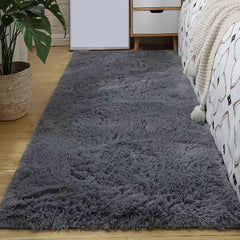 Ultra Soft Plush Area Rug 2.6X5.25ft Tie Dyed Shaggy Fluffy Carpet
