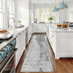 Abstract Runner Rug Non-slip Washable Soft Kitchen Bathroom Hallway Car