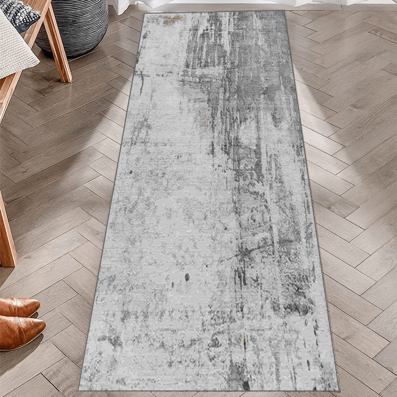 Abstract Runner Rug Non-slip Washable Soft Kitchen Bathroom Hallway Car