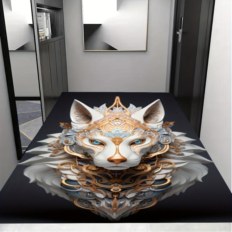 Absorbent Diatom Mud Floor Mat for Bathroom Kitchen Living Room - Fall & Hallowe
